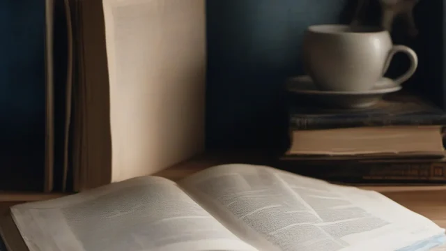 Atomic Habits and The Slight Edge books on a wooden desk